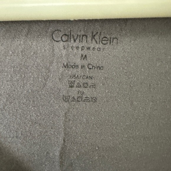 Calvin Klein Essentials in Grey with Satin Trim Long Sleeve Top and Bottom Set * - Picture 5 of 12